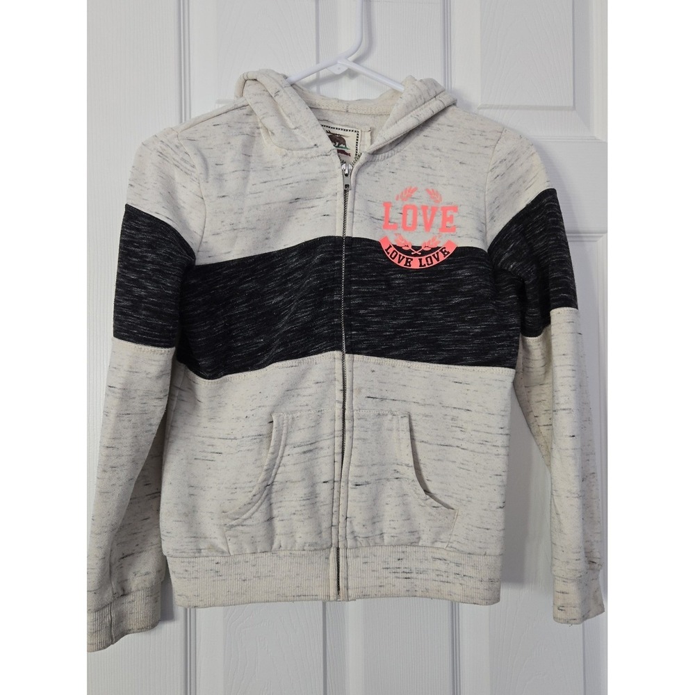 Reflex Girls Hoodie Zipup front Size 14